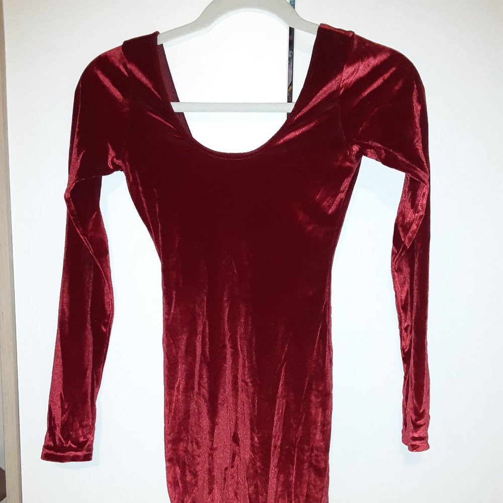 American Apparel Velvet mini dress
